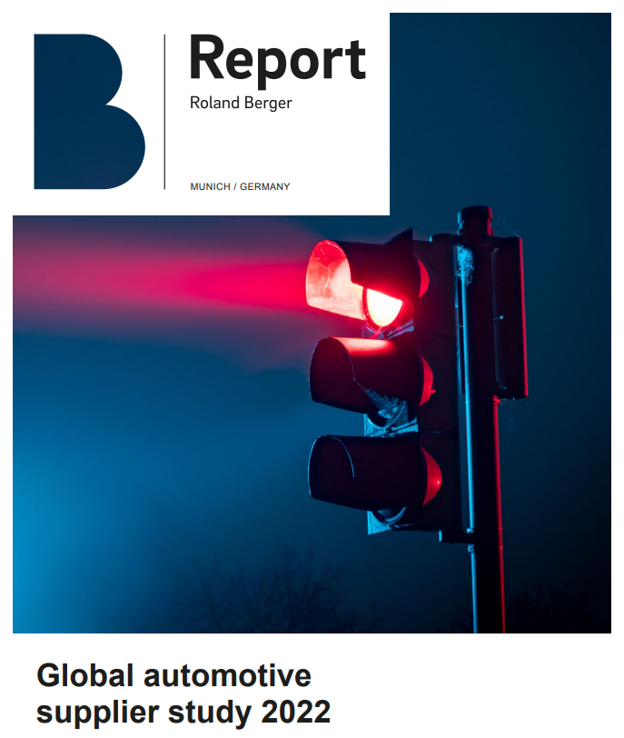Global automotive supplier study 2022 Automotive Disruption Radar